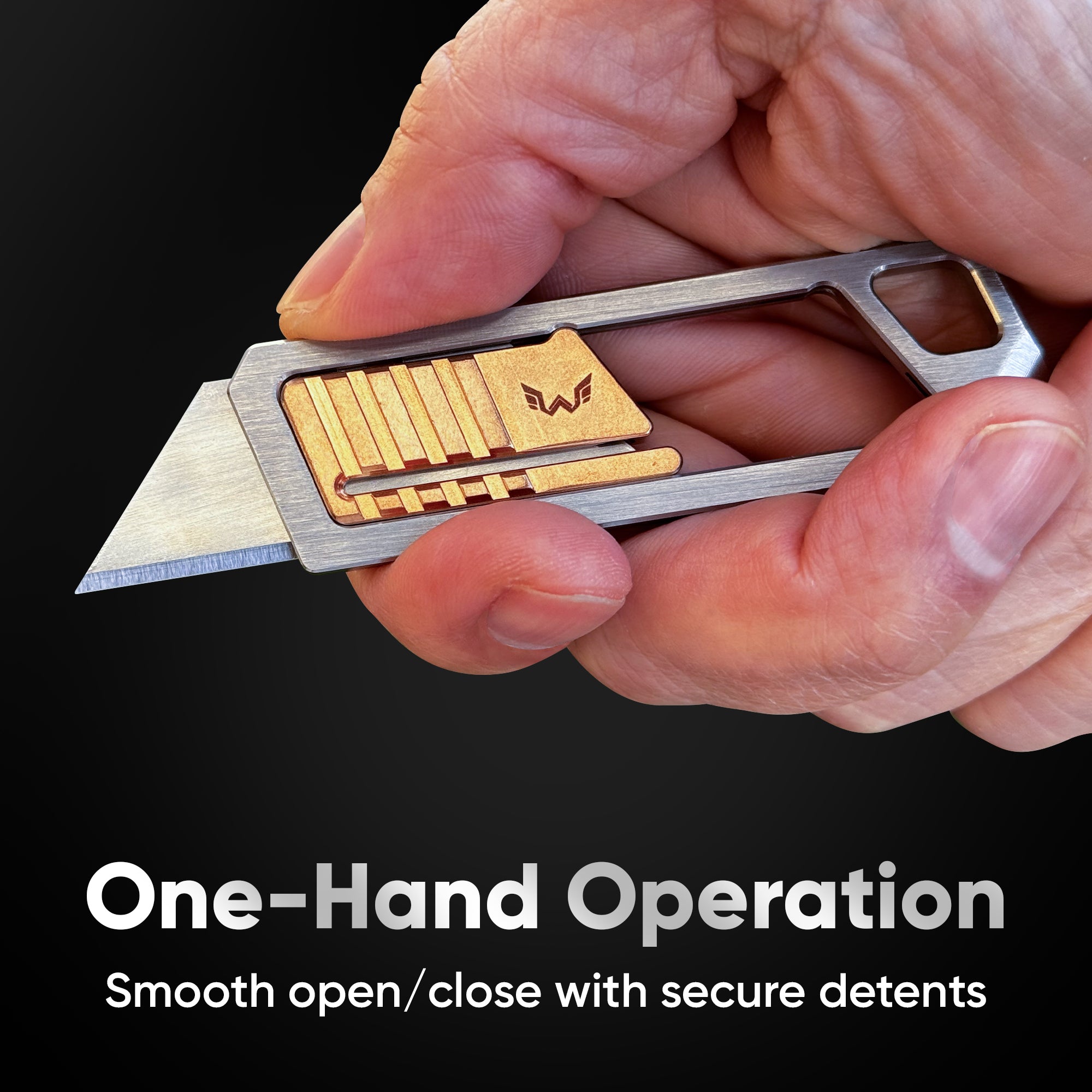 Titanium Open Frame Utility Knife